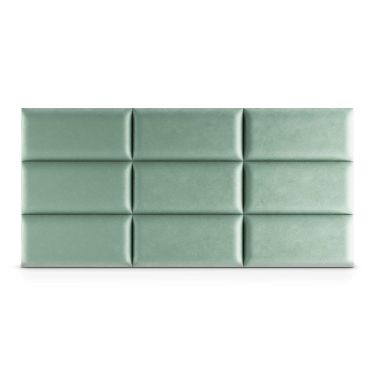 Panele tapicerowane 70x30 na ścianę magic velvet miętowy nr. 4