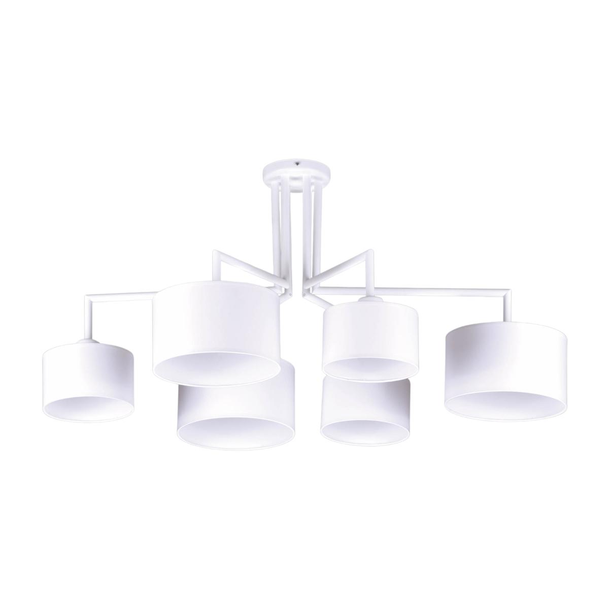 Lampa sufitowa K-4331 SIMONE WHITE 100x50x67 cm do salonu lub pokoju biały