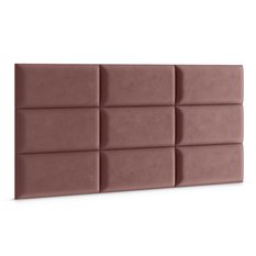 Panele tapicerowane 70x30 cm na ścianę prostokąt brudny róż - Miniaturka zdjęcia nr 3