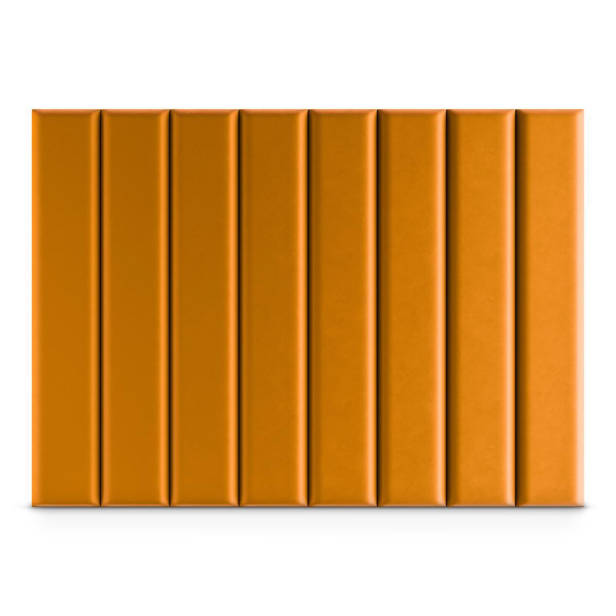  Panele tapicerowane 100x20 cm na ścianę magic velvet miodowy nr. 4