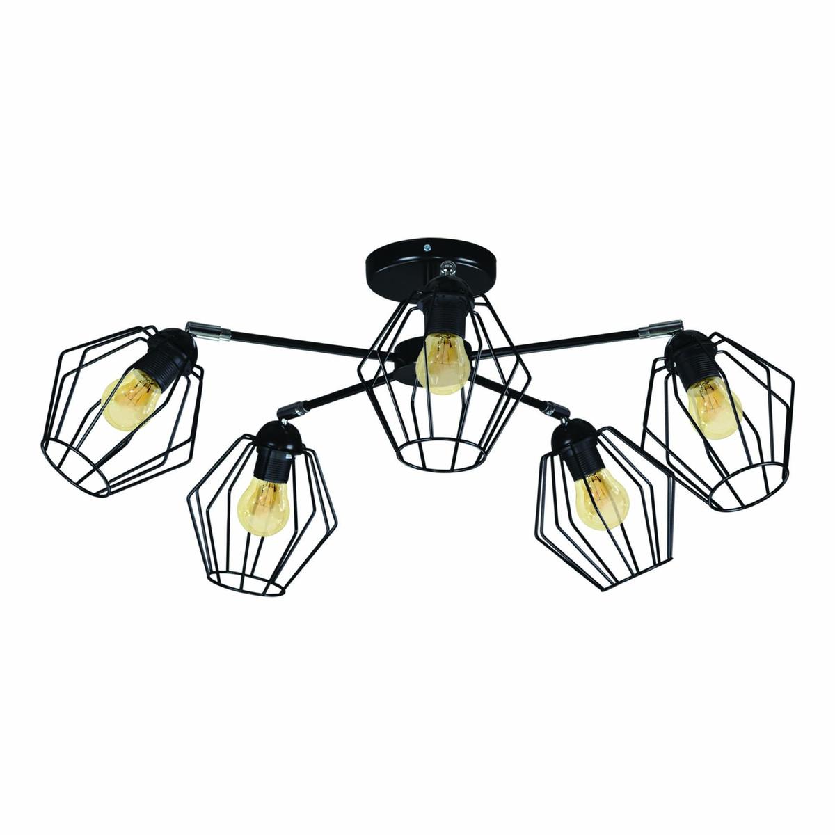 Lampa sufitowa K-3771 BENET 85x32x85 cm do salonu lub pokoju czarny