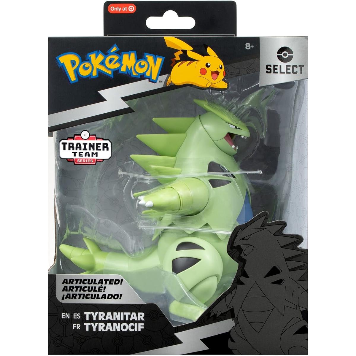 POKEMON SELECT ORYGINALNA RUCHOMA FIGURKA JAZWARES DELUXE TYRANITAR 15cm