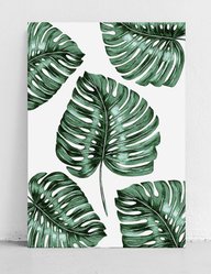 Plakat pattern monstera 40x50 cm dekoracja ścienna bez ram  - Miniaturka zdjęcia nr 4