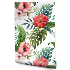 Tapeta W Rolce KWIATY Tropikalne Natura Dekoracja - Miniaturka zdjęcia nr 1