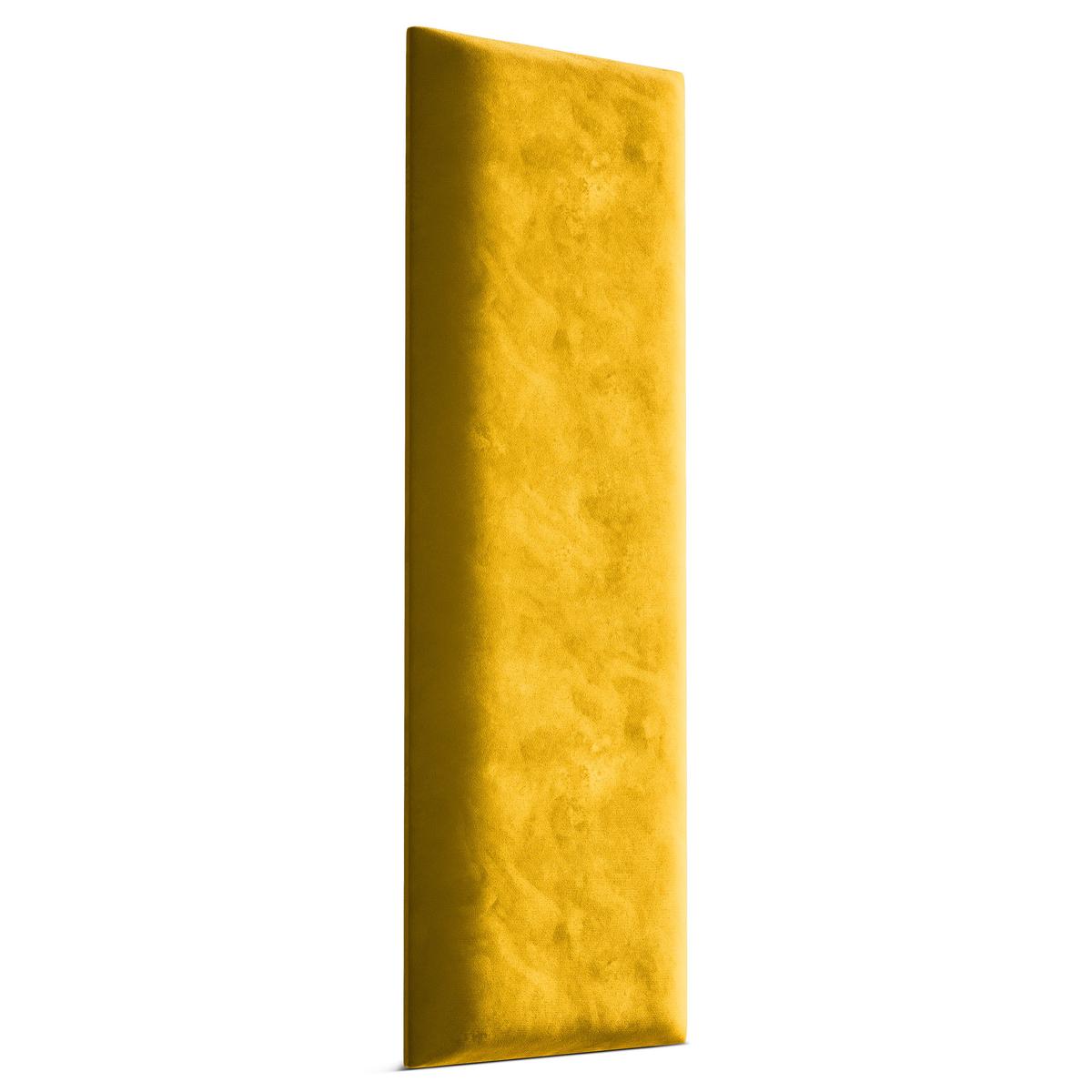  Panele tapicerowane 60x15 cm na ścianę magic velvet żółty 
