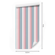Tapeta kolorowe, pionowe pasy do salonu, sypialni  - Miniaturka zdjęcia nr 2