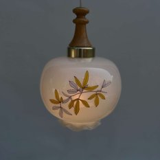 Rustykalna lampa wisząca, VEB Narva Leuchten lata 70. - Miniaturka zdjęcia nr 8