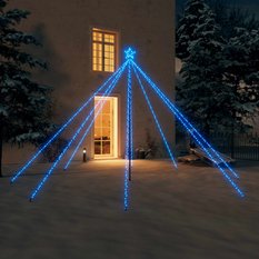 Choinka z lampek, wewn./zewn., 576 niebieskich diod LED, 3,6 m - Miniaturka zdjęcia nr 3