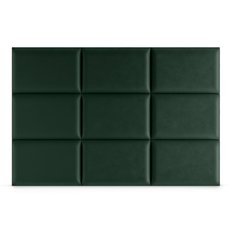 Panele tapicerowane 40x30 na ścianę prostokąt butelkowa zieleń - Miniaturka zdjęcia nr 4