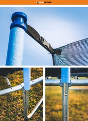 Trampolina o średnicy 374 cm dla dzieci do ogrodu - Miniaturka zdjęcia nr 4
