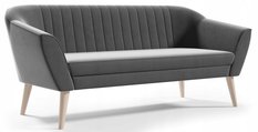 Sofa KAYA 180x70x75  cm trzyosobowa w stylu skandynawskim RIVIERA zielona do salonu - Miniaturka zdjęcia nr 4