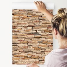 Tapeta Flizelinowa KAMIEŃ ŁUPEK Cegła Modny Wzór 53x1000  - Miniaturka zdjęcia nr 7