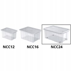 Zestaw pojemników NCC + pokrywy Pudełko Organizer 7 sztuk - Miniaturka zdjęcia nr 7