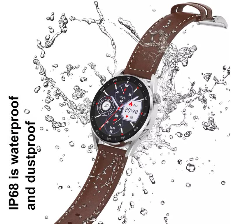 Smartwatch Rubicon RNCE78 , koperta 53x45x12 mm z wyświetlaczem TFT IPS 1.32"wymienne paski skórzany i silikonowy, IP67, Bluetooth Call. nr. 11