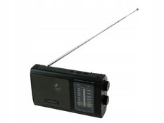 Radio przenośne   23 x 13 x 6,1 cm FM AM szare   - Miniaturka zdjęcia nr 2