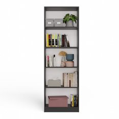Regał Onyx 182x60x30 cm do sypialni salonu biura antracyt - Miniaturka zdjęcia nr 9