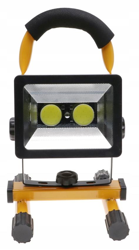 Halogen 13,5 cm przenośny lampa 50W naświetlacz budowlany żółty czarny nr. 4