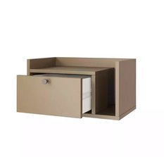 Szafka nocna wisząca AURA 50x35x22 cm stolik nocny do sypialni prawy cappuccino - Miniaturka zdjęcia nr 3
