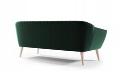 Sofa GLORIA 180x74x75 cm trzyosobowa w stylu skandynawskim RIVIERA różowa do salonu - Miniaturka zdjęcia nr 7