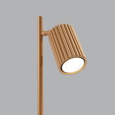 Lampa biurkowa Karbon 43x19.5x14.5cm do sypialni salonu złoty - Miniaturka zdjęcia nr 6