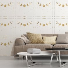 Tapeta Do Salonu Fazy KSIĘŻYCA Styl Glamour Ozdoba  - Miniaturka zdjęcia nr 6
