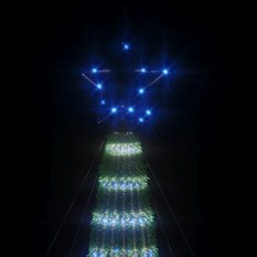  Stożkowa choinka z lampek, 275 niebieskich LED, 180 cm - Miniaturka zdjęcia nr 6