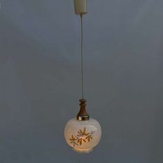 Rustykalna lampa wisząca, VEB Narva Leuchten lata 70. - Miniaturka zdjęcia nr 7