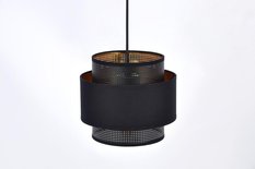 Lampa wisząca K-5282 AMOS 45x100x45 cm do salonu lub pokoju czarny/złoty - Miniaturka zdjęcia nr 3