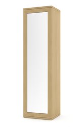 Szafa z lustrem DUO 180x50x35 cm do przedpokoju wąska dąb cremona - Miniaturka zdjęcia nr 3