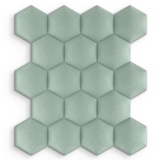Panele tapicerowane 35x40 na ścianę hexagon miętowy - Miniaturka zdjęcia nr 6