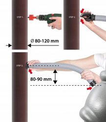 Zbiornik na wodę 440l, Zbieracz rynnowy, przyłącza - Miniaturka zdjęcia nr 9