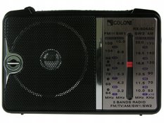 Radio przenośne 16 x 11 x 5,7 cm  FM AM czarne   - Miniaturka zdjęcia nr 2