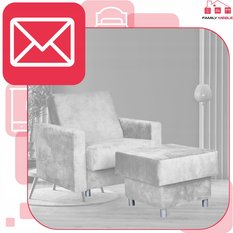 Fotel rozkładany z podnóżkiem Alicja poczekalnia - Miniaturka zdjęcia nr 3