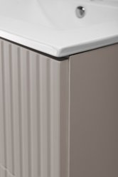 Szafka łazienkowa FLOW 80 cm z umywalką z nogami metalowymi kaszmir - Miniaturka zdjęcia nr 8