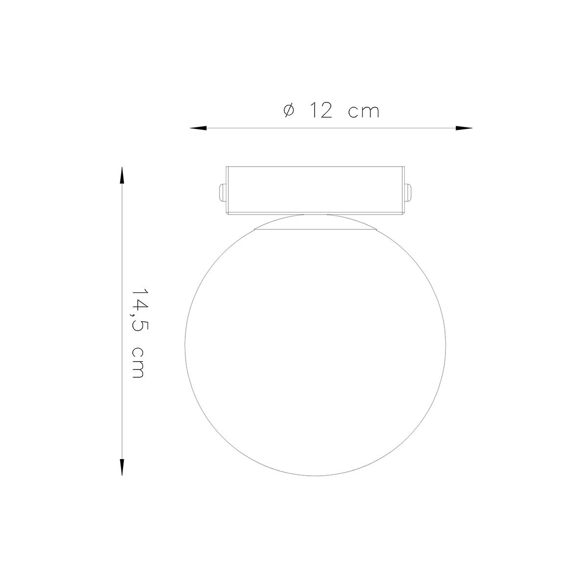 Plafon YOLI 1 czarny 14.5x12x12cm G9 nowoczesna lampa do salonu nr. 4