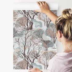 Tapeta Do Salonu Jesienne DRZEWA Las Natura Ozdoba 53x1000  - Miniaturka zdjęcia nr 7