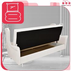 Wersalka sofa uszak kanapa rozkładana Ari beżowa - Miniaturka zdjęcia nr 5