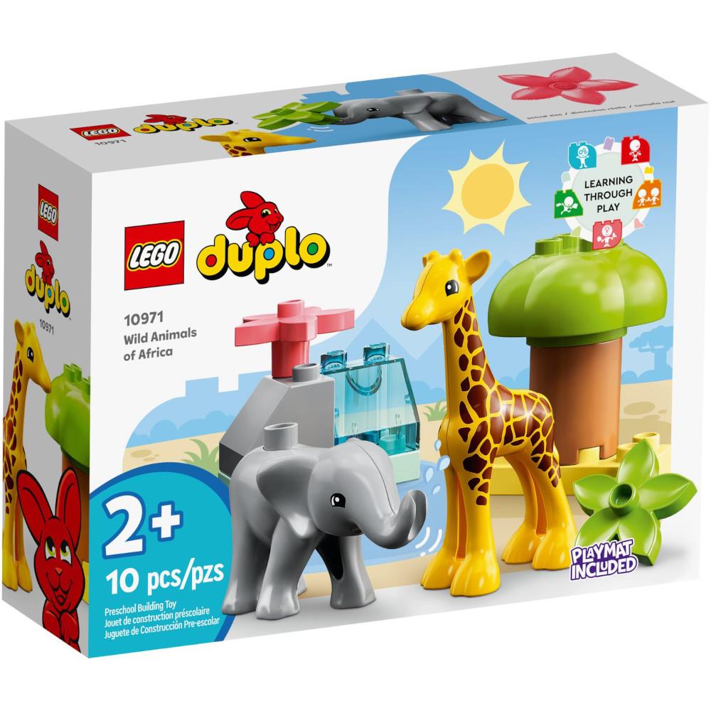 LEGO DUPLO oryginalny zestaw klocków dzikie zwierzęta Afryki 10971