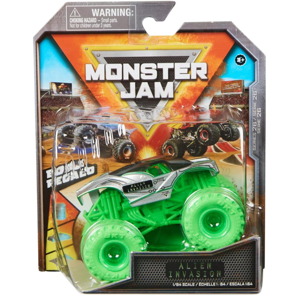 MONSTER JAM TRUCK AUTO TERENOWE ALIEN INVASION