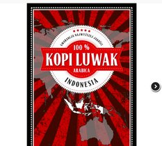 Kawa Kopi Luwak Sumatra- certyfikat 500g ziarnista - Miniaturka zdjęcia nr 2