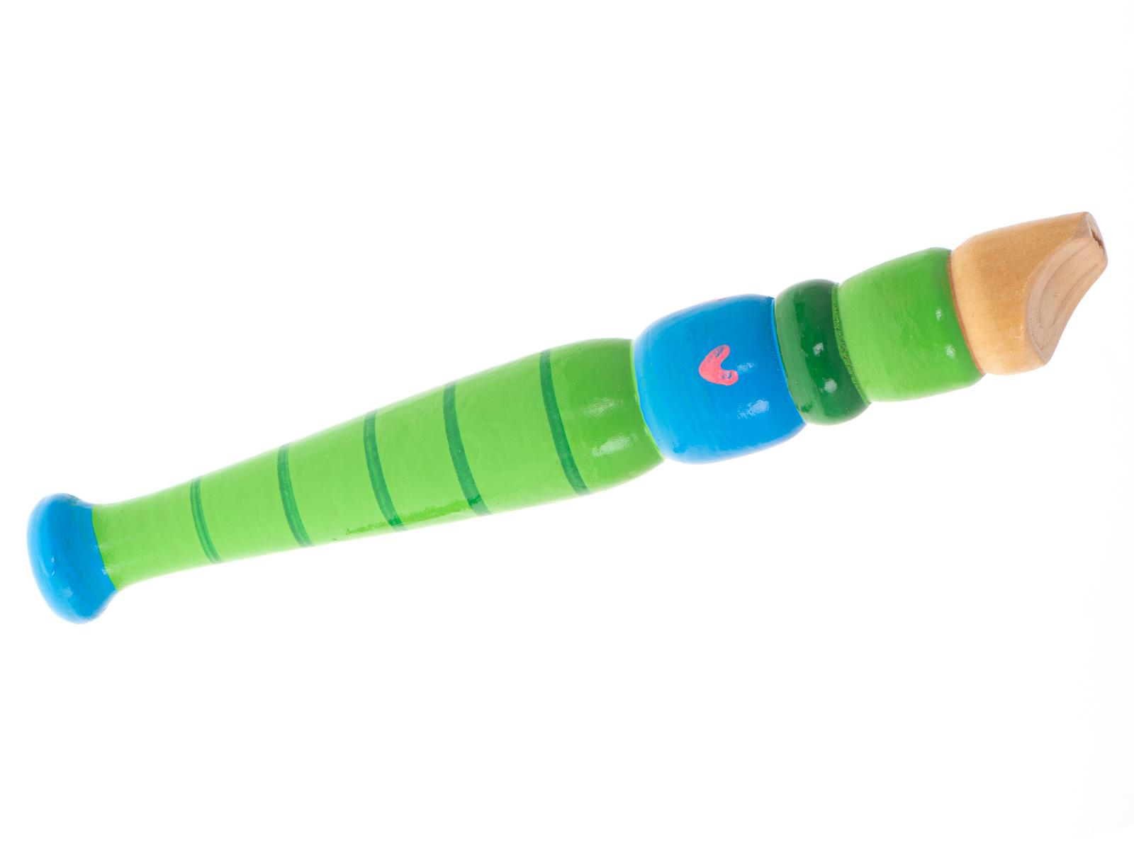 Flet prosty drewniany instrument muzyczny do nauki muzyki dla dzieci 20 cm nr. 2