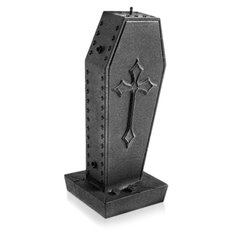 Świeca Coffin with Cross Black Metallic - Miniaturka zdjęcia nr 4