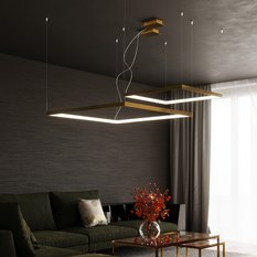 Żyrandol NELYA M 150x80x80 cm LED 3000K lampa loft wisząca do salony złoty - Miniaturka zdjęcia nr 11