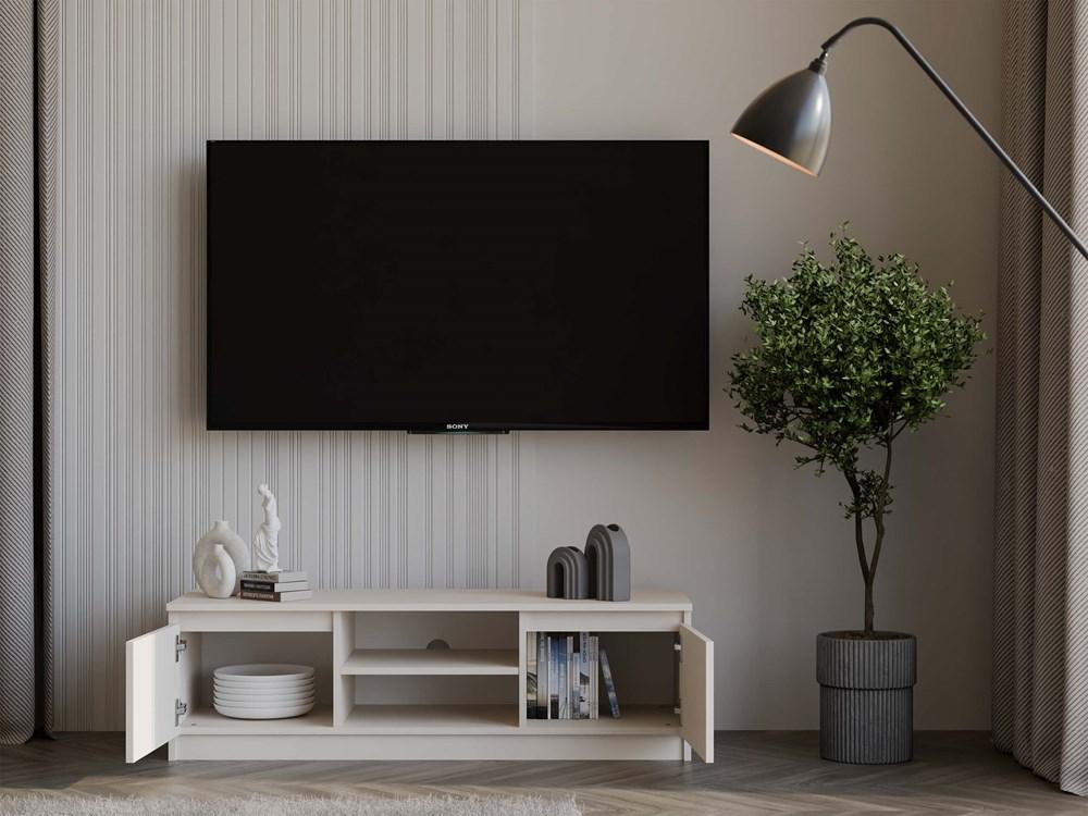 Szafka RTV Malwa 36x120x40 cm do salonu kaszmir beż nr. 3