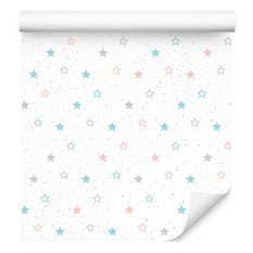 Tapeta Do Pokoju Dziecięcego PASTELOWE Gwiazdki 53x1000  - Miniaturka zdjęcia nr 5