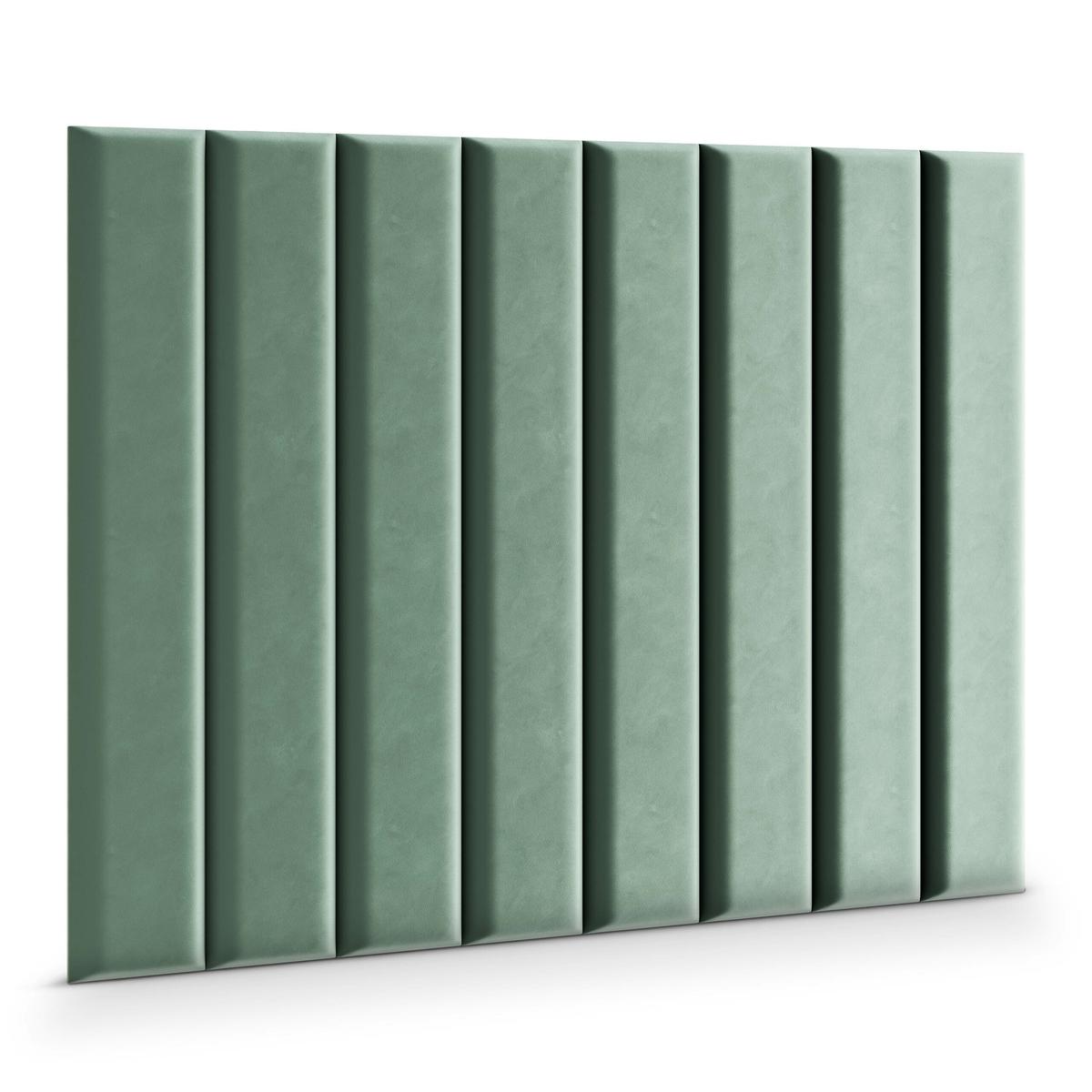 Panele tapicerowane 100x20 na ścianę magic velvet miętowy nr. 3