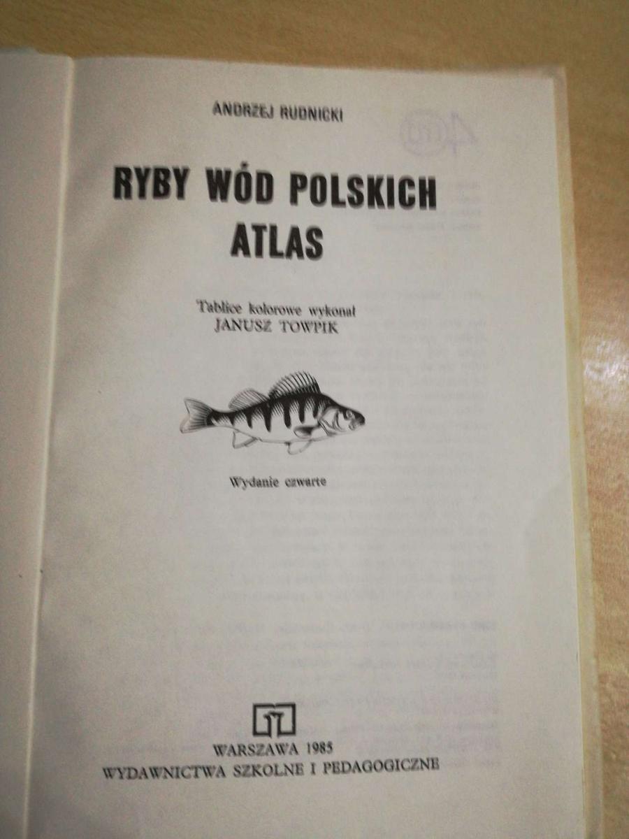 Książka  Ryby wód polskich - Atlas. nr. 2