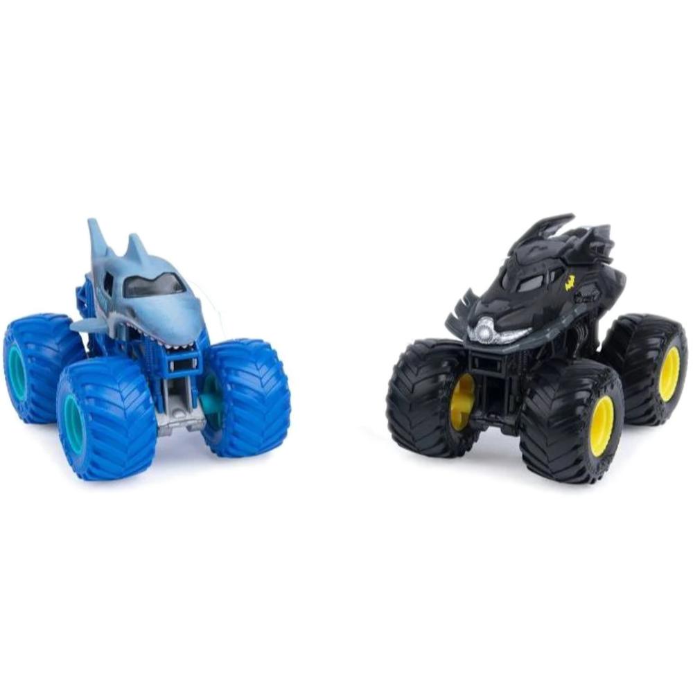 MONSTER JAM TRUCK AUTA TERENOWE 2-PAK SERIA 20 MEGALODON + BATMAN 1:64 nr. 3