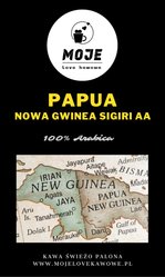 Kawa Papua Nowa Gwinea Sigiri AA 250g zmielona