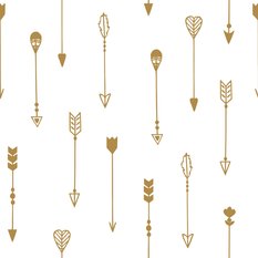 Tapeta Fizelinowa Beżowe Plemienne STRZAŁY Boho  - Miniaturka zdjęcia nr 7